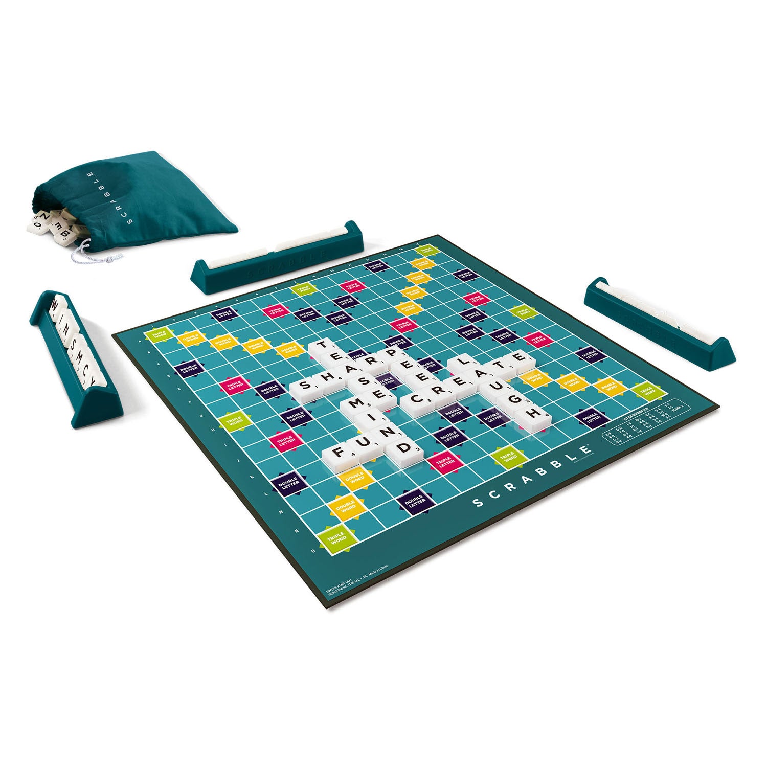Mattel - Scrabble 2in1 bordspel