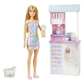 Barbie ice cream shopkeeper speelset