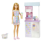 Barbie ice cream shopkeeper speelset