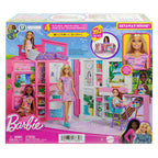 Mattel - Barbie vakantiehuis met modepop speelset