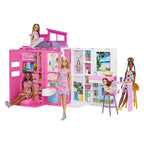 Mattel - Barbie vakantiehuis met modepop speelset