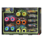 Hot wheels monster trucks gitd bundel set, 10st.