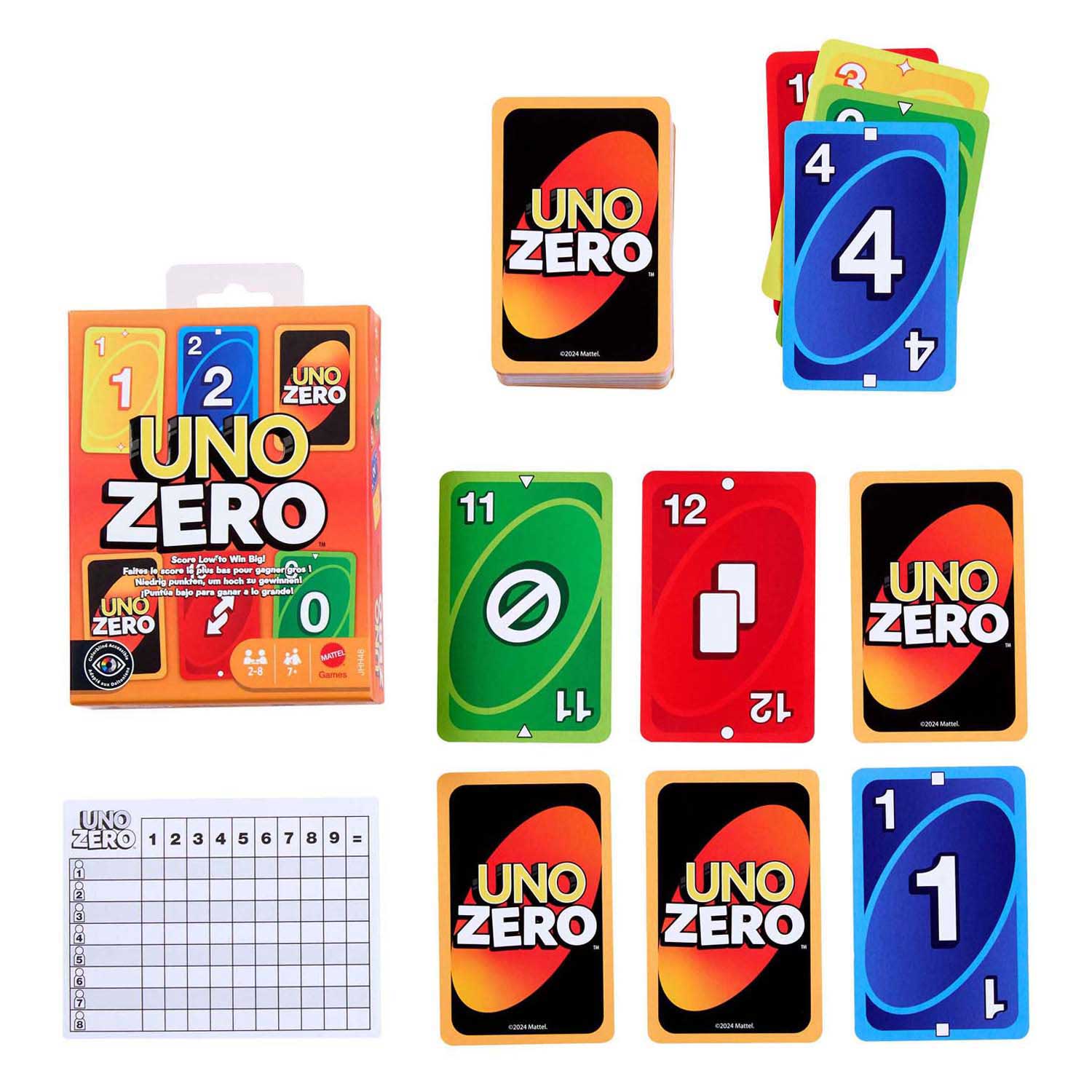 Mattel uno zero kaartspel