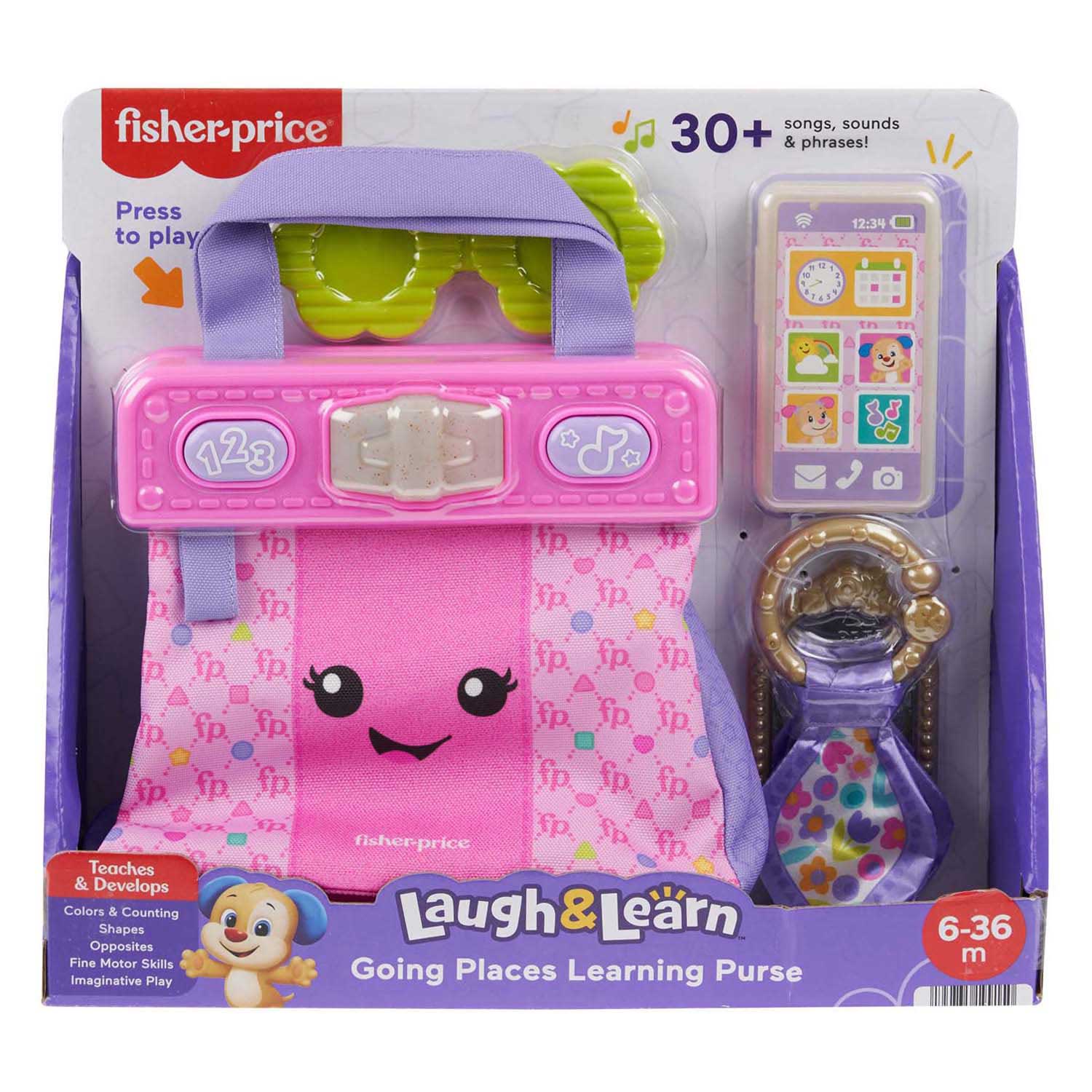 Mattel fisher price op stap ontdekkingstas