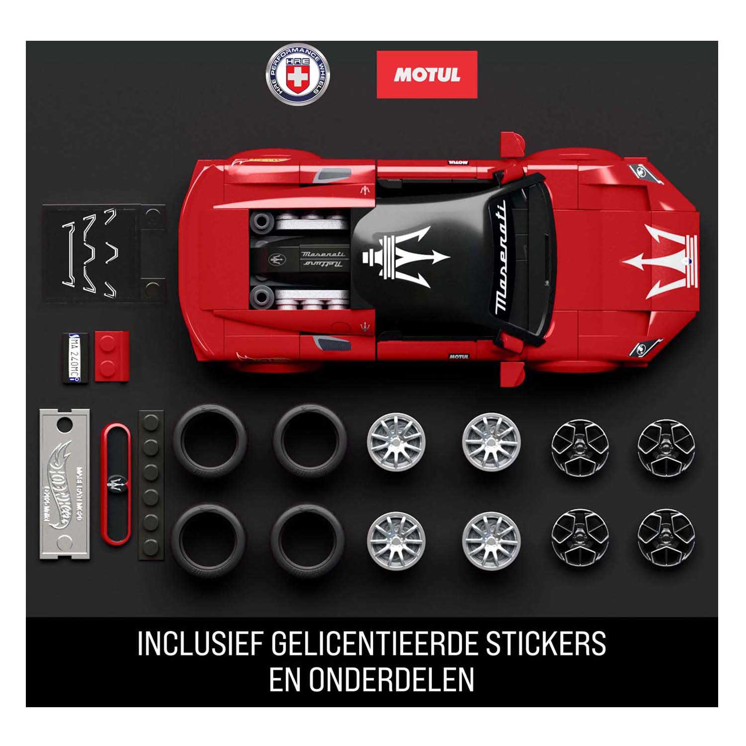 Hot wheels speed series maserati 1:32 bouwset - 250dlg.