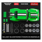 Mattel brick shop hot wheels speed serie - custom '68 camaro - bouwspeelgoed - 289 onderdelen