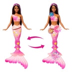 Barbie fantasy garden flower mermaid brunette