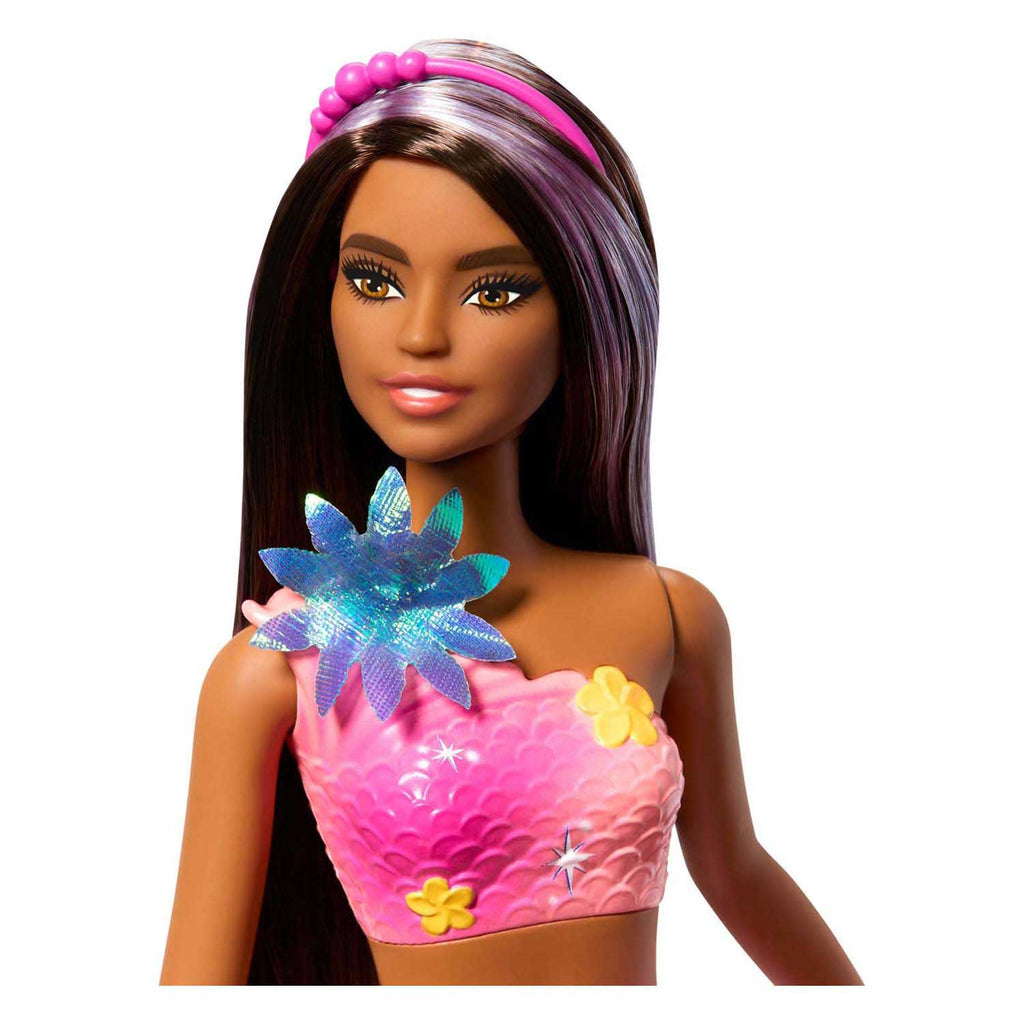 Barbie fantasy garden flower mermaid brunette