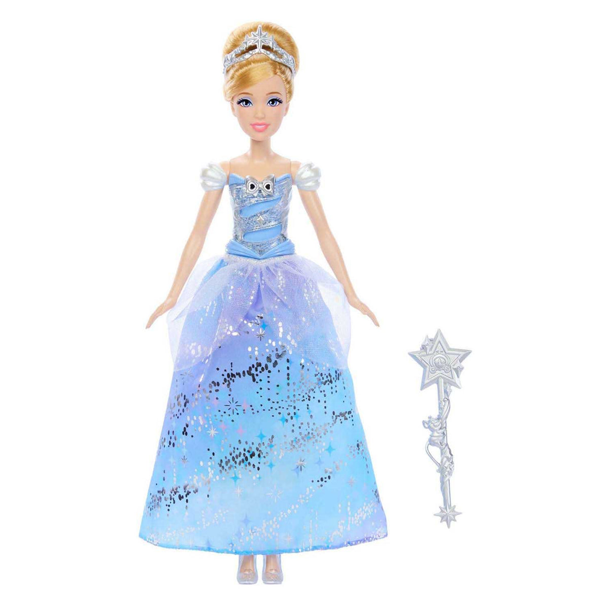 Mattel disney prinses assepoester – modepop met lichtshow en geluid