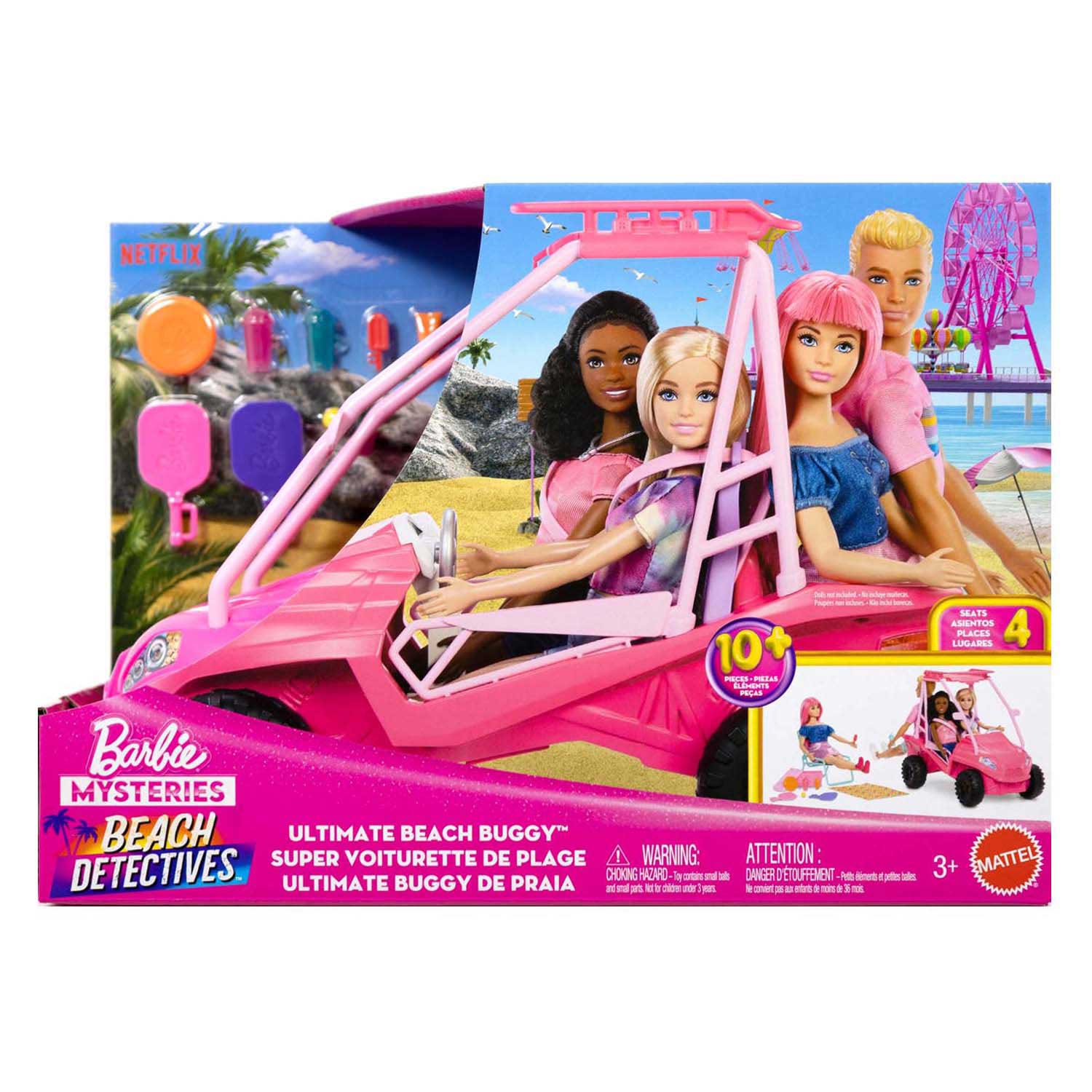 Mattel - Barbie mysteries beach detectives beach buggy