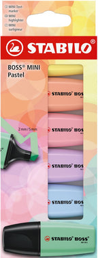 STABILO - STABILO boss mini pastel markeerstiften - 6dlg.