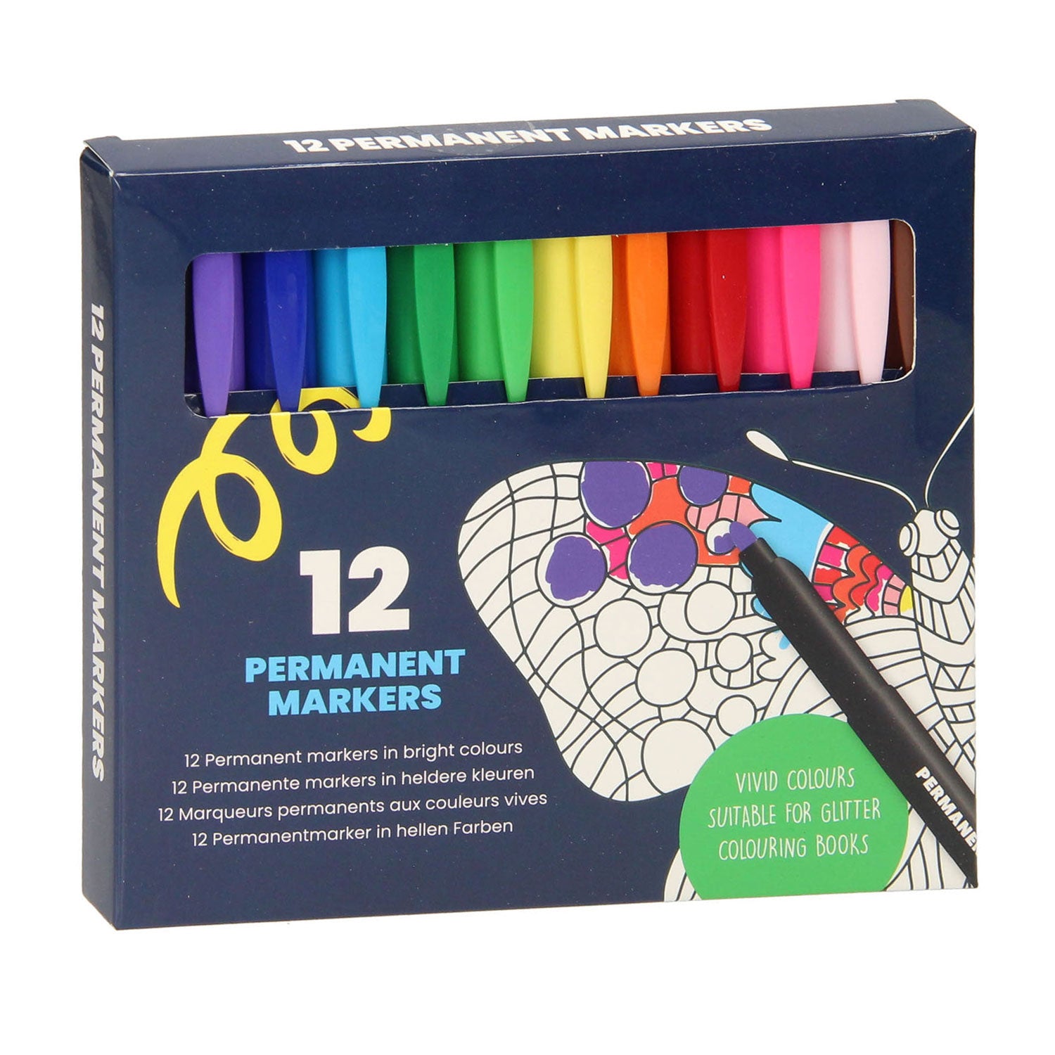 Imagebooks permanent markers - set van 12 stuks