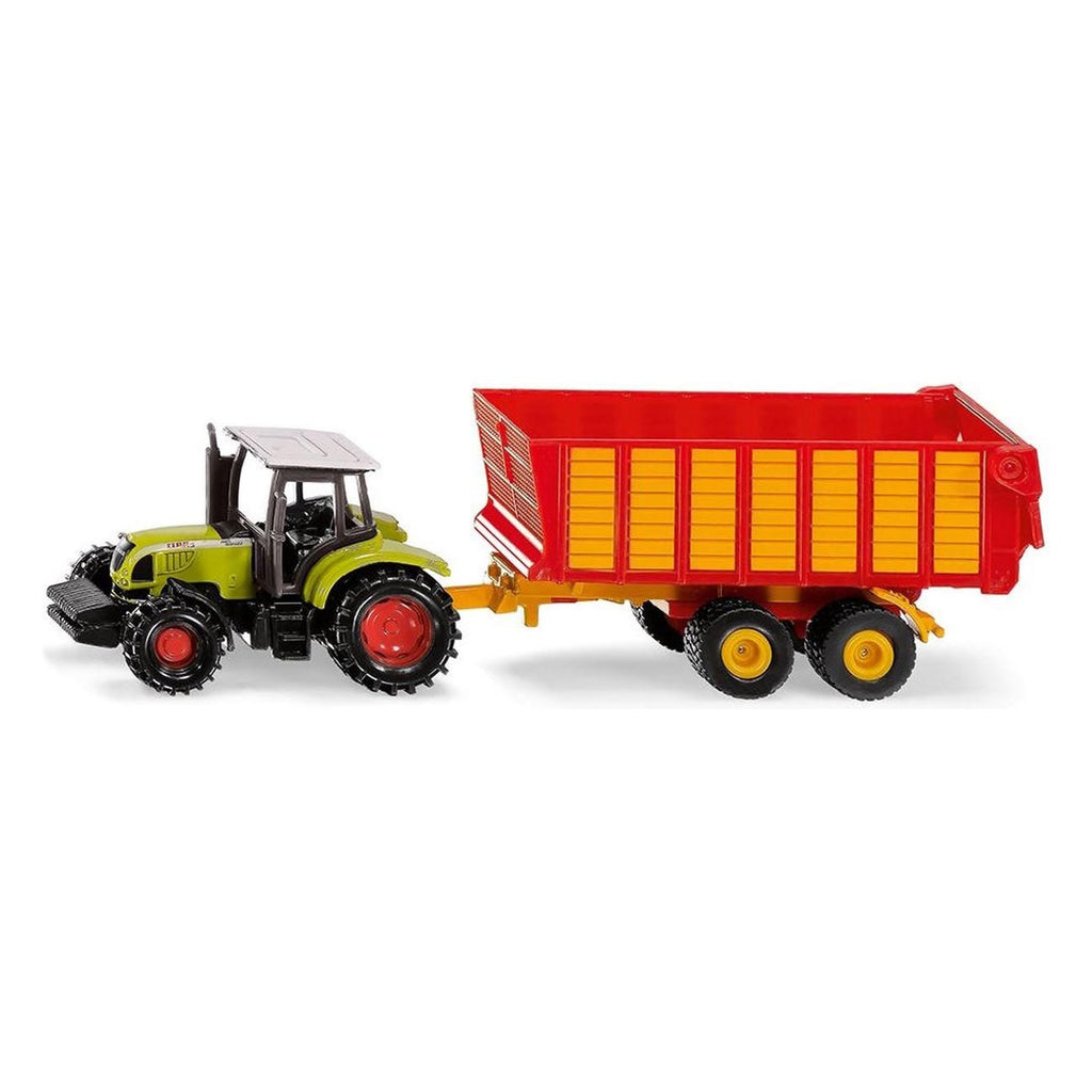 Siku - Siku 1650 claas tractor met silagewagen 1:72
