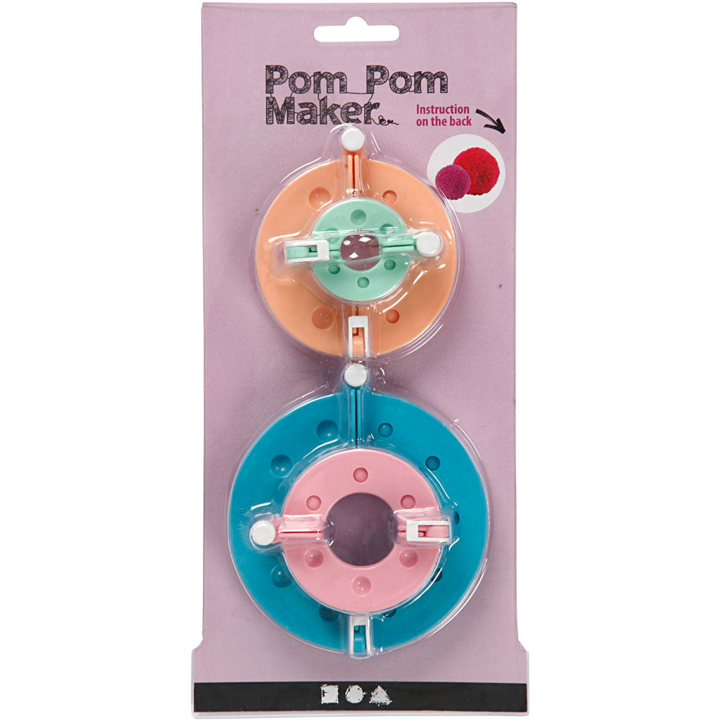 Creativ Company - Creativ Company Https://www.cchobby.nl/pom-pom-maker-d-3-5-5-5-7-9-cm-4-stuk-1-set