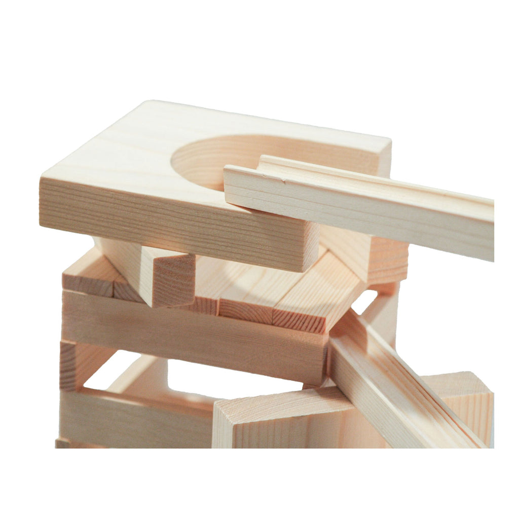 Bblocks houten knikkerbaan, 36dlg.