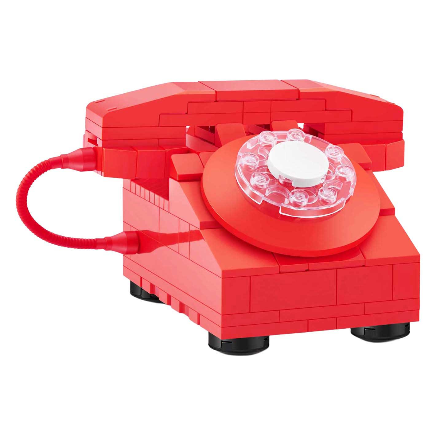 ZURU - ZURU max premium retro telefoon bouwset in verrassingsbal - 141dlg.