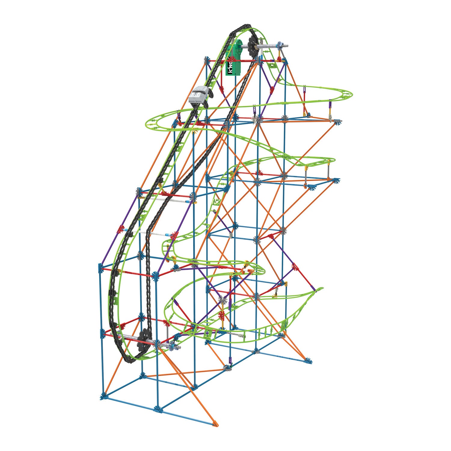 K'nex typhoon frenzy rollercoaster