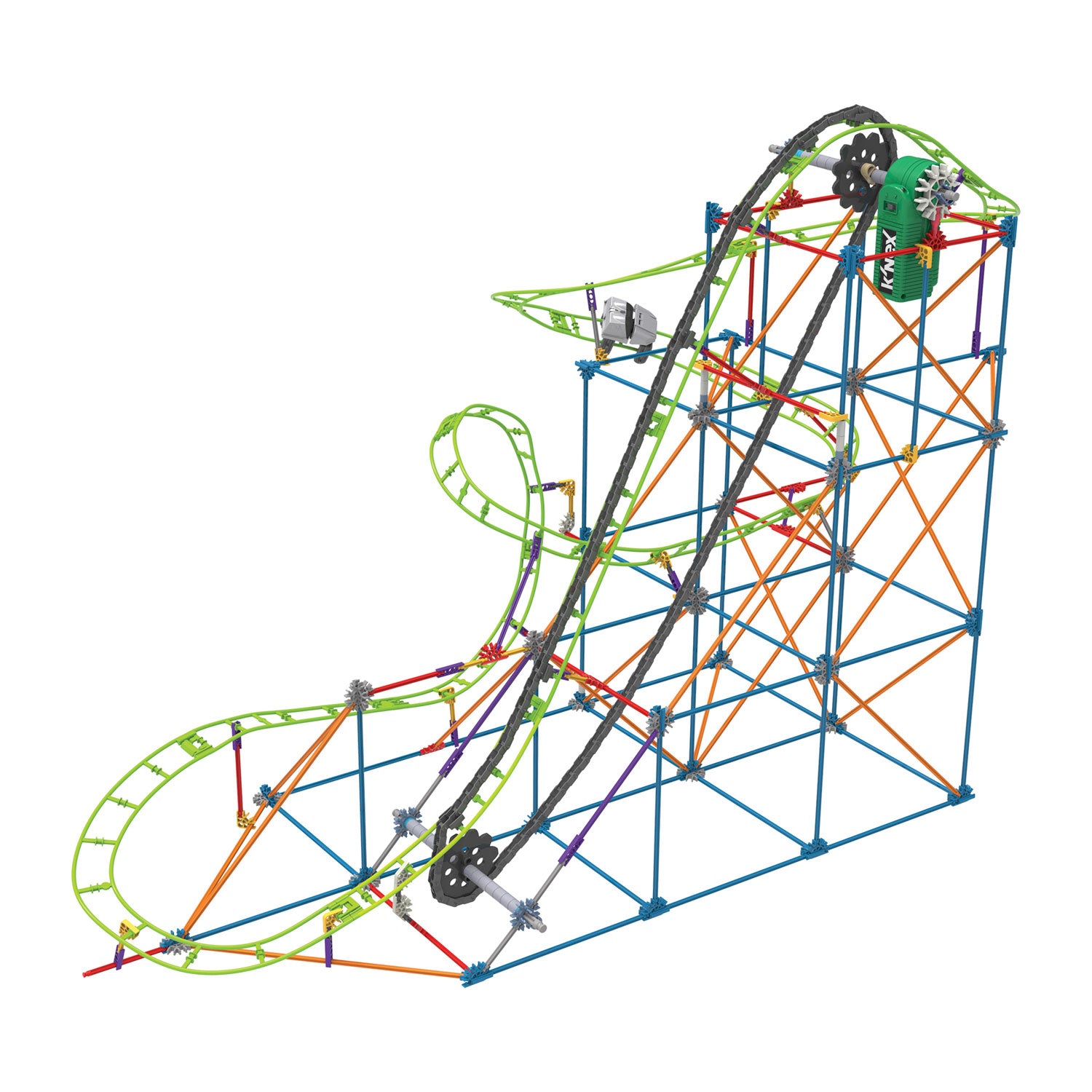 K'nex typhoon frenzy rollercoaster