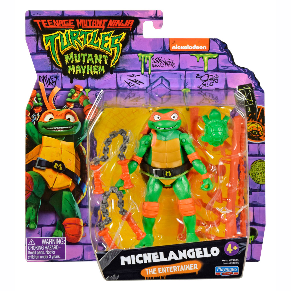 Boti - Boti Teenage mutant ninja turtles speelfiguur - michelangelo the entertainer