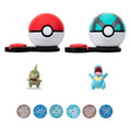 Boti pokémon surprise attack game speelset - axew poke ball vs totodile net ball