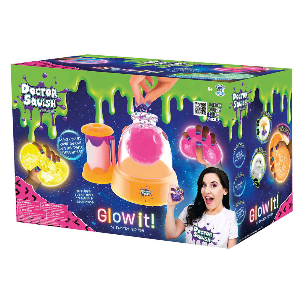 Doctor squish – glow it! squishy maker – maak je eigen glow-in-the-dark squishies