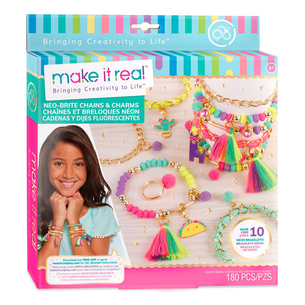 Spectron make it real - neon armbandjes bedeltjes