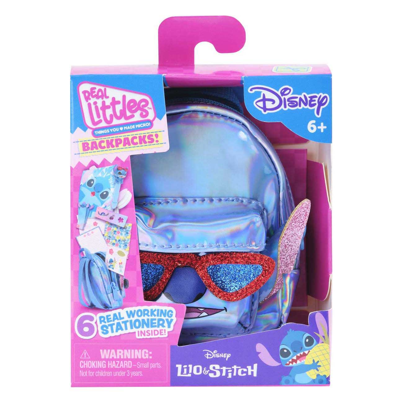 Moose toys real littles stitch rugzak met accessoires