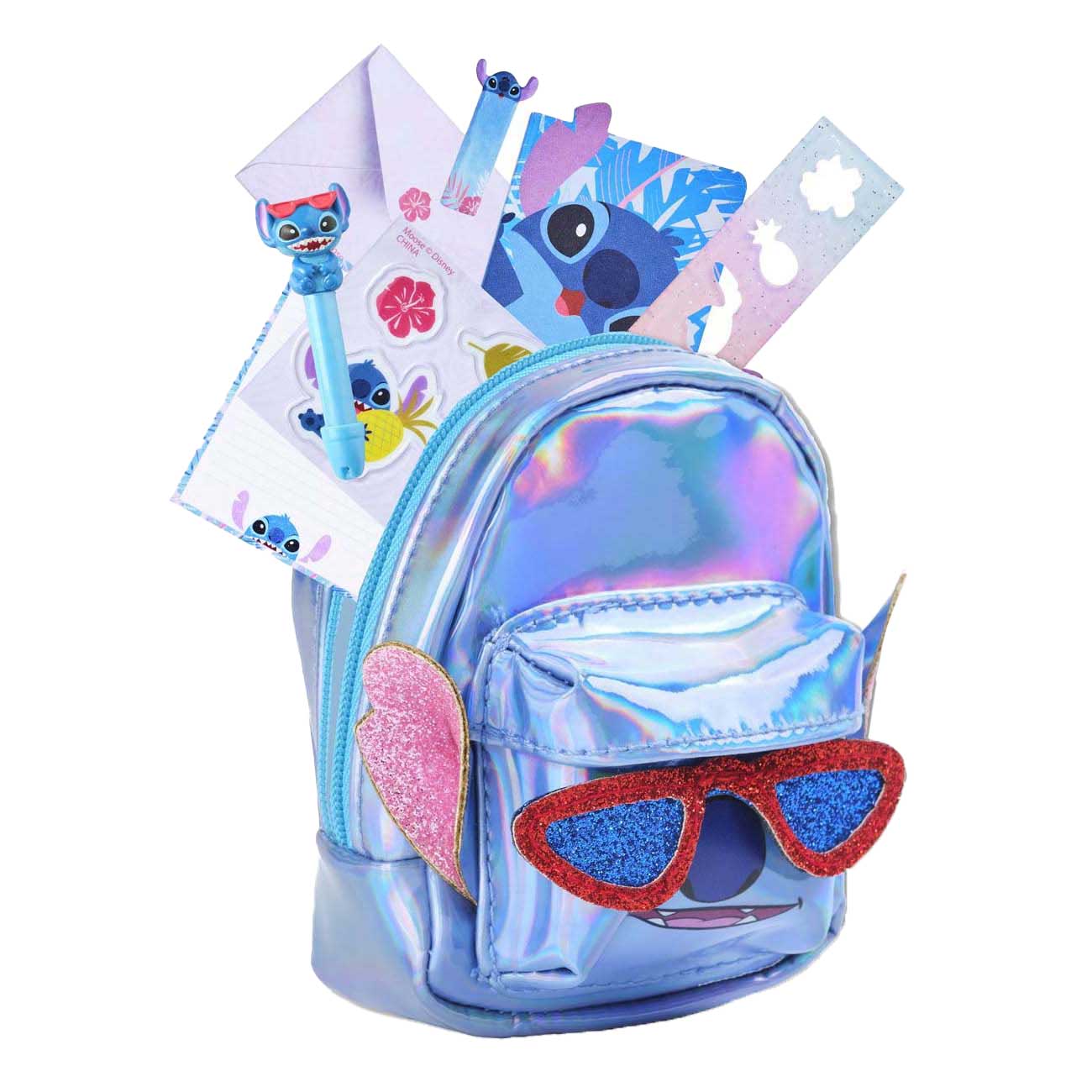 Moose toys real littles stitch rugzak met accessoires