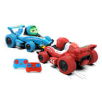 Gear2Play - Gear2 rc neon bumper cars pro duoset - rc formule 1 battle cars - ga een botsduel aan!