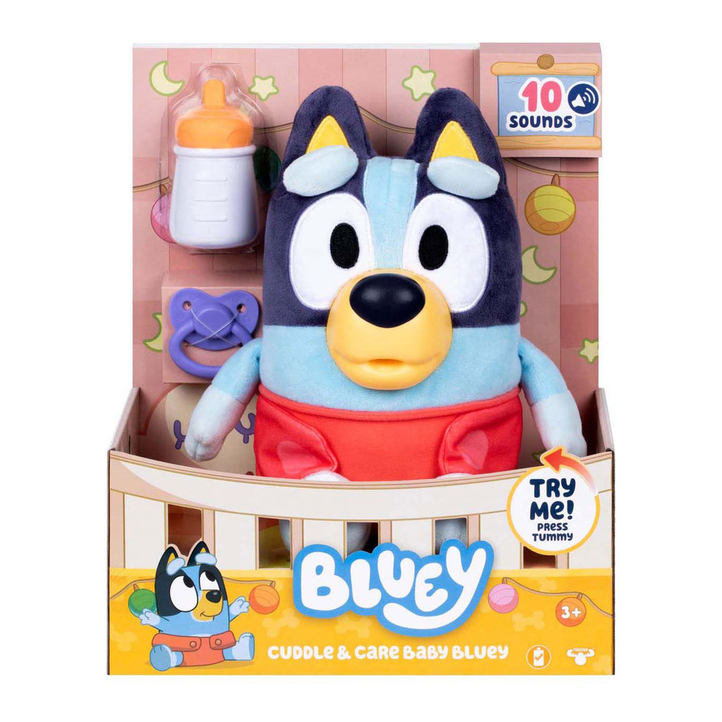 Spectron - Spectron Baby bluey cuddle and care interactief pluchen knuffel
