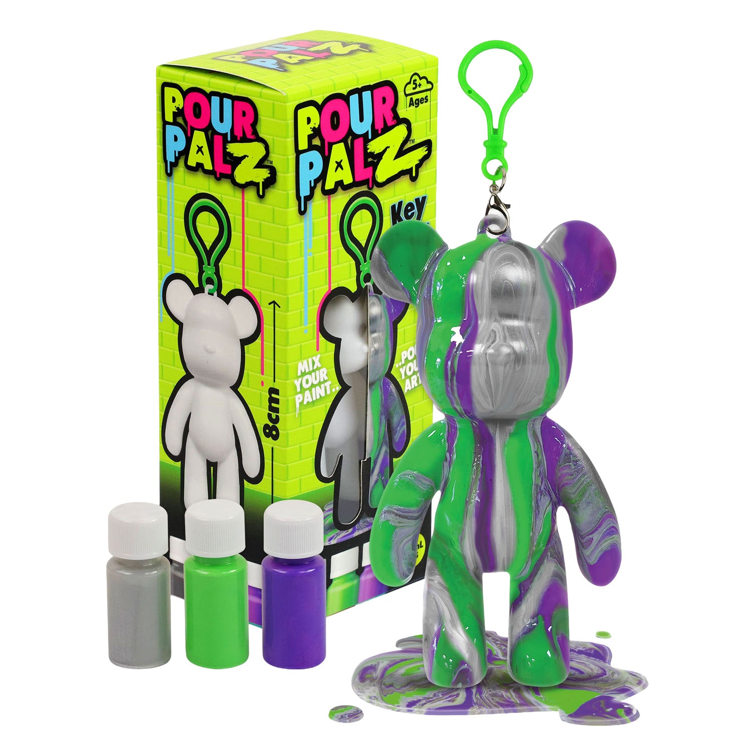 Spectron pour palz mini paint bear sleutelhanger
