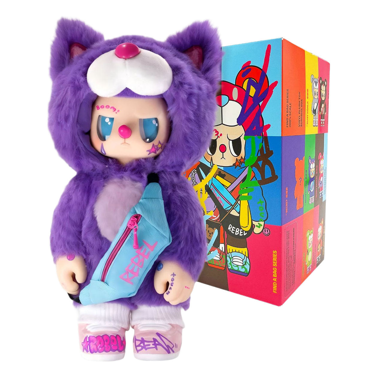Spectron pop cuppo - rebel bear bag movable verzamelfiguren