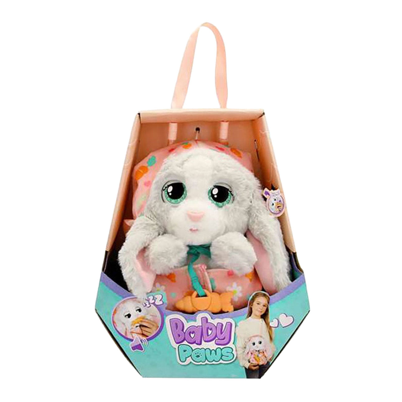 Spectron - Spectron Baby paws bunny interactieve knuffel - 20 cm