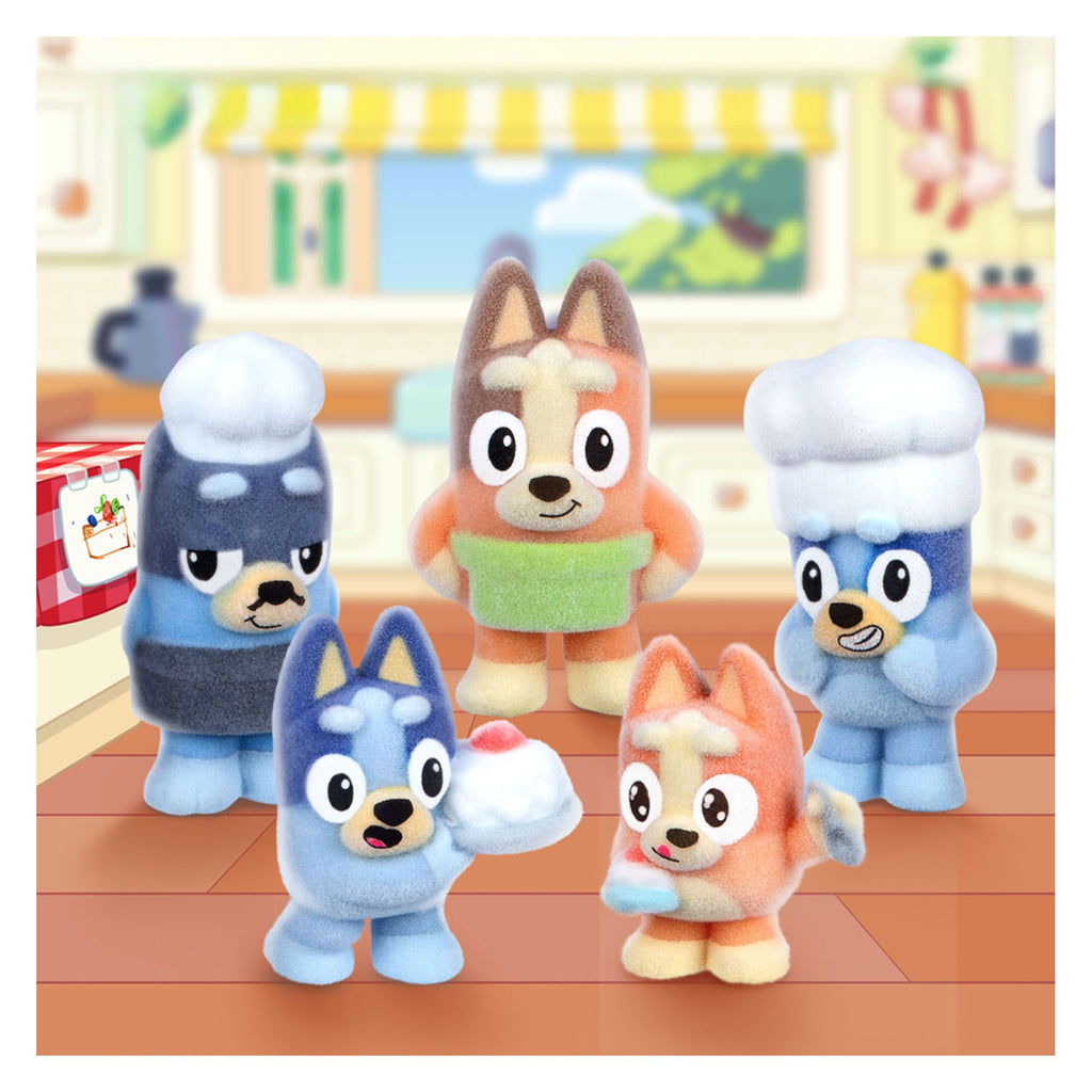 Spectron - Spectron Bluey fuzzies verzamelfiguren verrassingsset - 3 figuurtjes