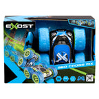 Spectron - Spectron Exost rc 360 cross mx bestuurbare stuntauto blauw/groen - 12 km/u