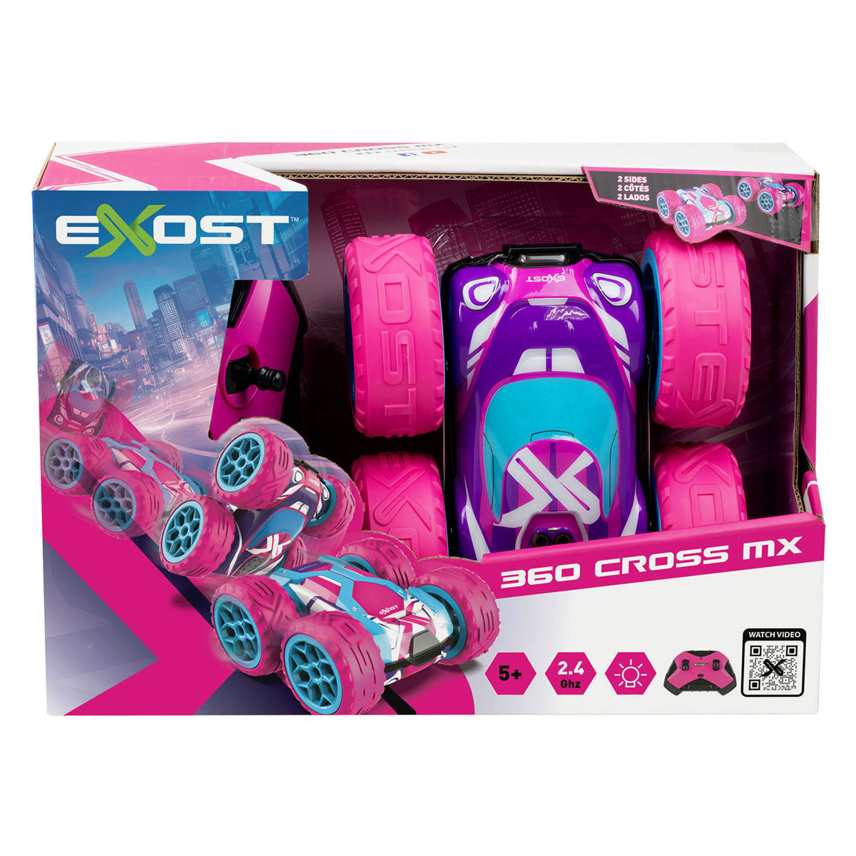 Spectron - Spectron Exost rc 360 cross mx bestuurbare stuntauto - 12 km/u