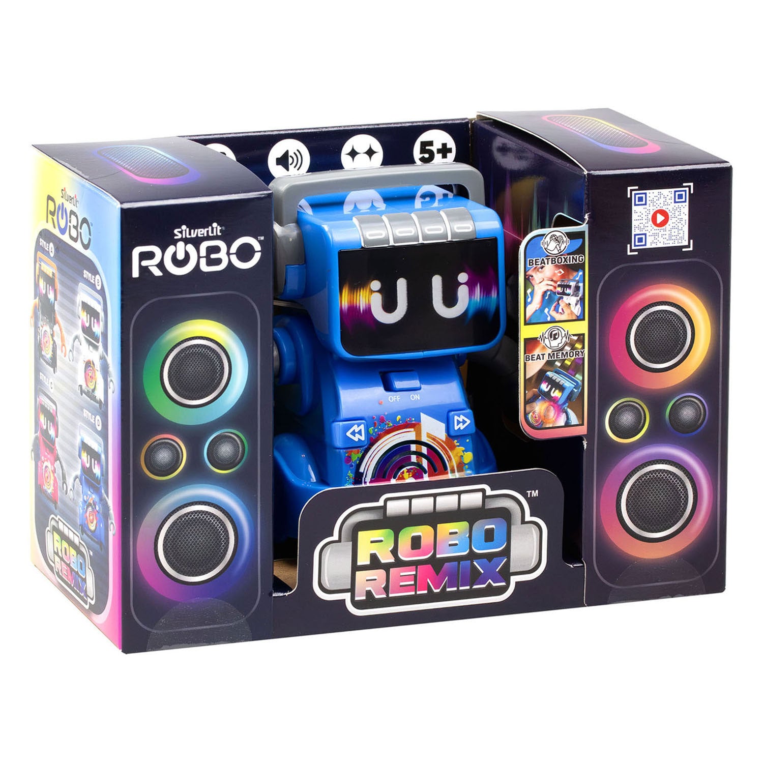 Silverlit - Silverlit robo remix blauw dansrobot - met licht en geluid
