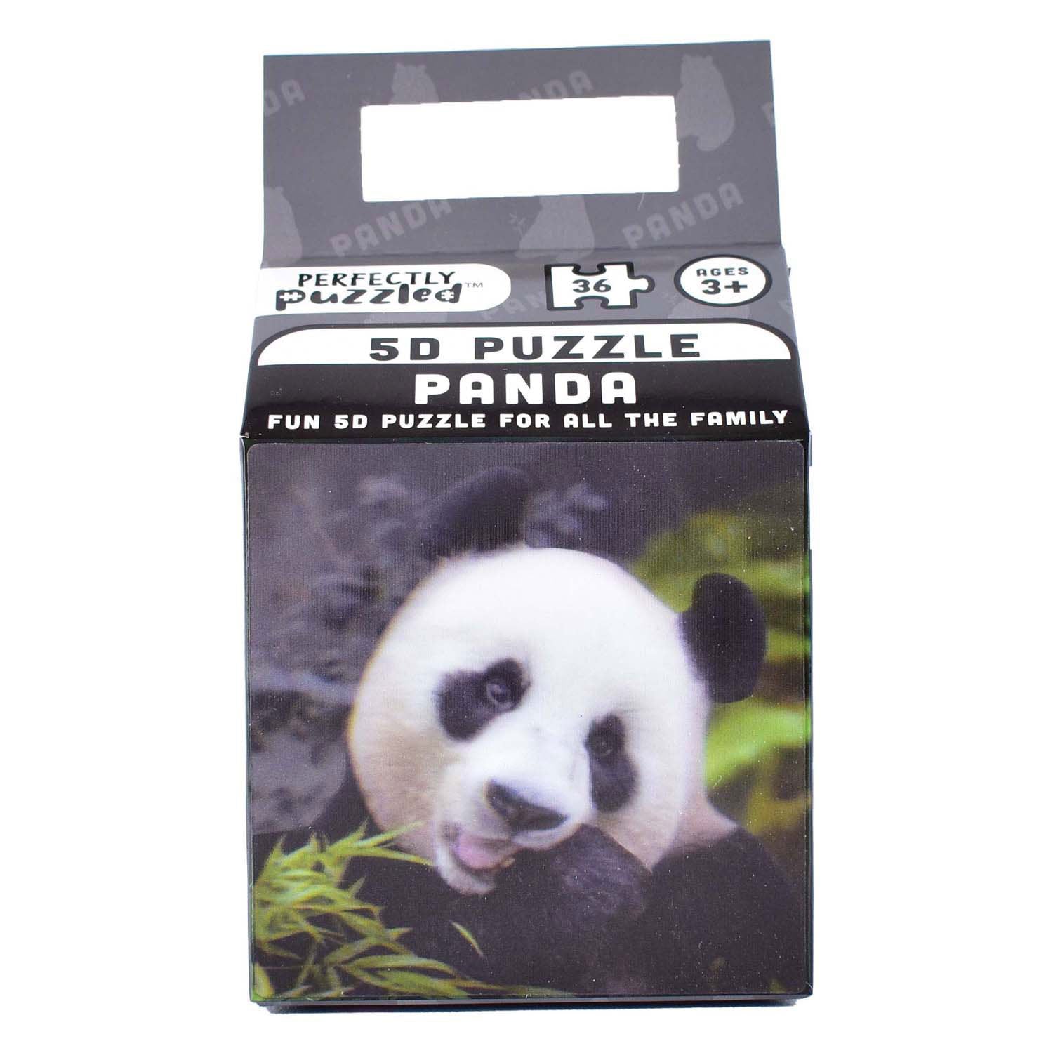 - 5D Dieren Puzzel Panda 36 stuks