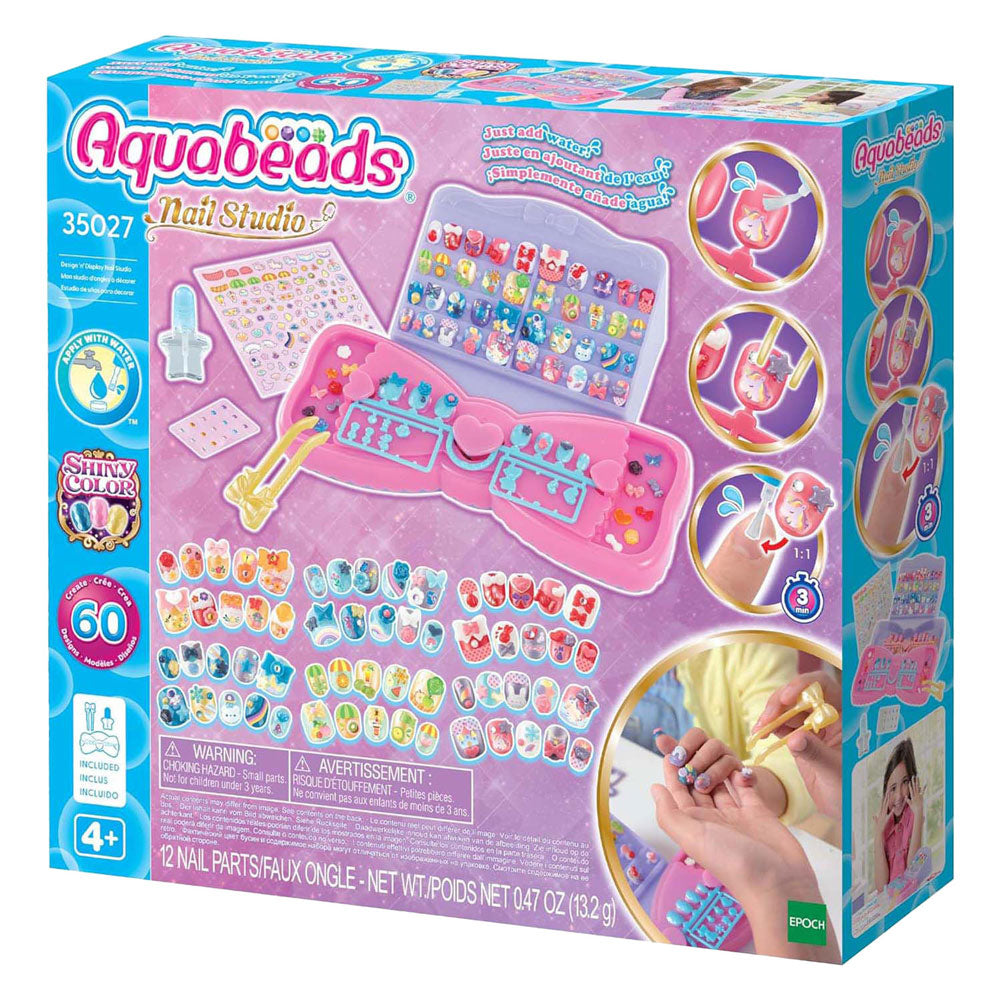 Aquabeads veelkleurige nagelset