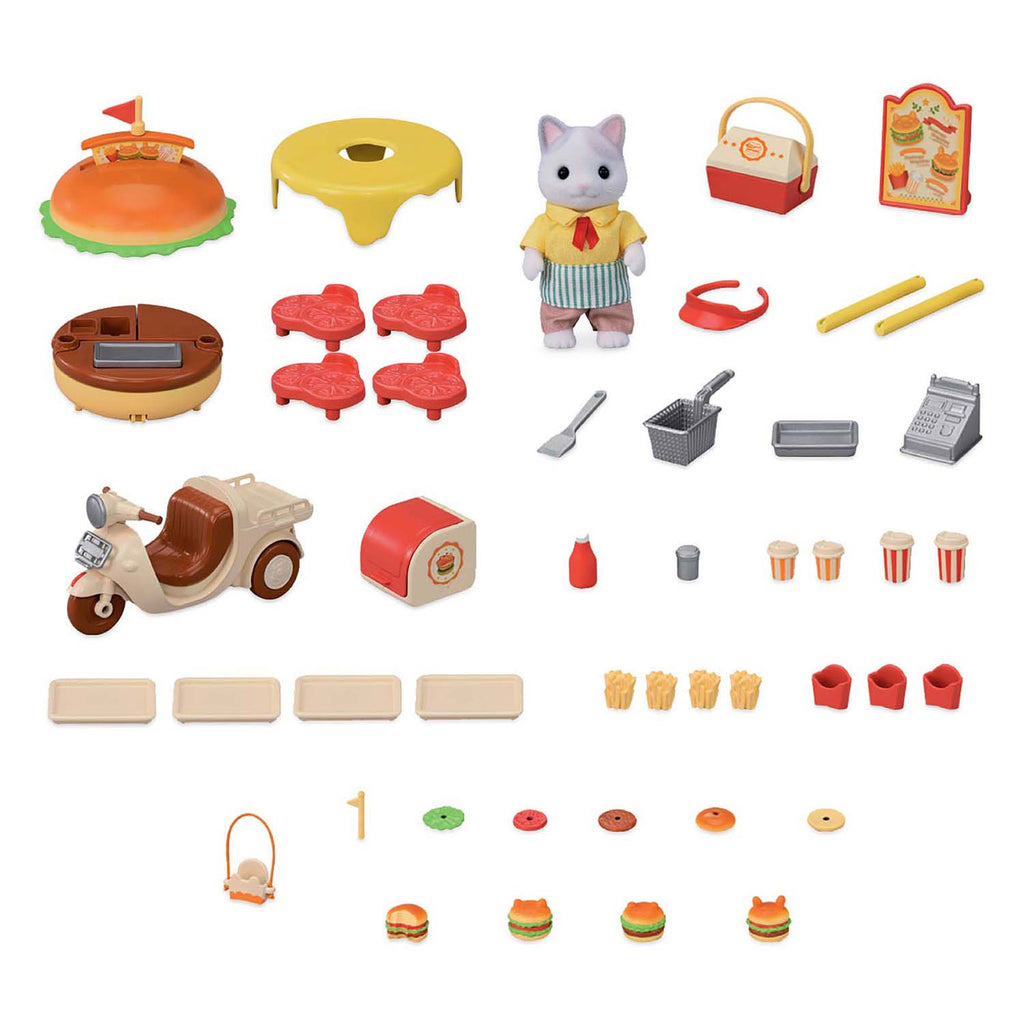 Epoch sylvanian families 5757 hamburger stand