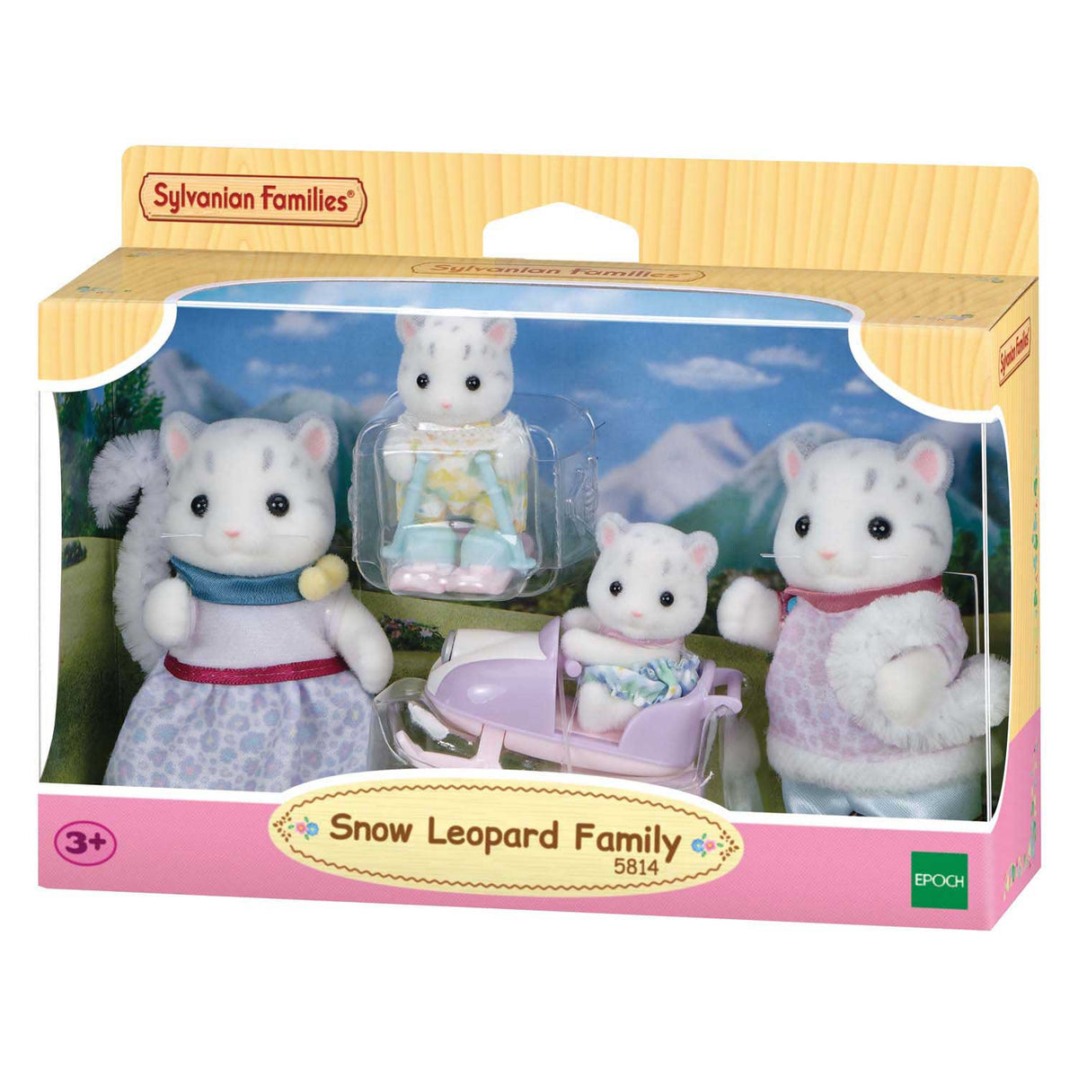 Epoch - Epoch Sylvanian families 5814 - familie sneeuw luipaard