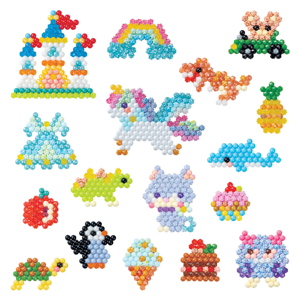 Aquabeads - Aquabeads ontwerp studio ( tas)- complete knutselset 1400 parels in 48 kleuren-inclusief handige meeneemtas en sorteerbak