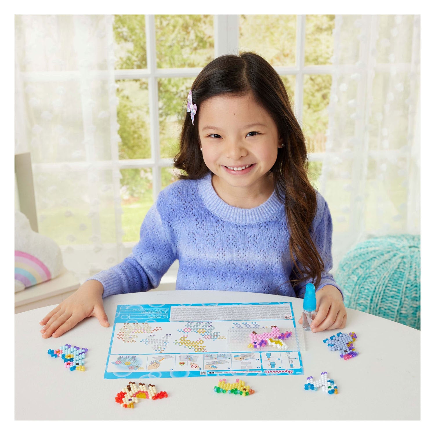 Aquabeads - Aquabeads unicorn friends craft kit- complete set met 500 parels in 27 kleuren
