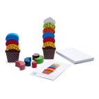 Bs toys ijs creaties hout - balans en stapelspel