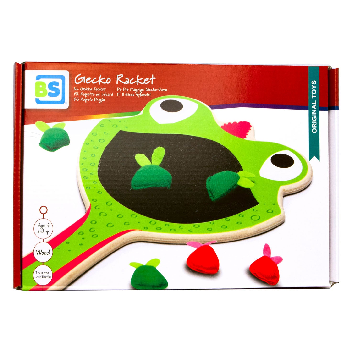 BS Toys - gekko racket - vang- en werpspel