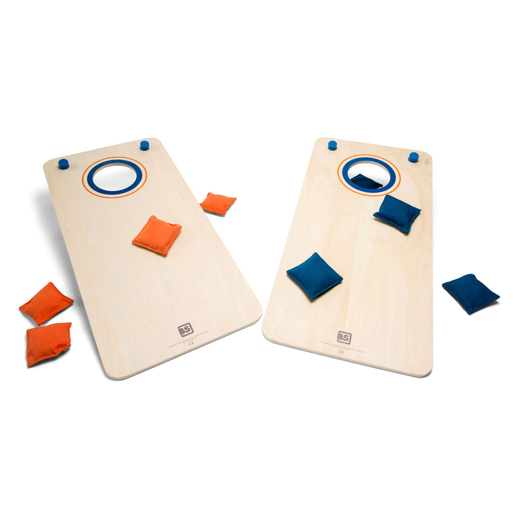 Bs toys cornhole spel - bean bag game - buitenspeelgoed vanaf 8 jaar - pittenzak werpspel speelgoed set - spelletjes voor kinderen - buiten speelgoed - buitenspel - buiten spellen - tuin speelgoed - cadeau kind