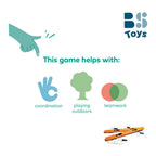 BS Toys - houten loopski's voor twee personen