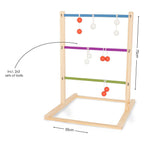 BS Toys - slingerspel - werpspel voor kinderen en volwassenen - hout - slingerspel - laddergolf - buitenspeelgoed - buitenspel - werpspel - buitenspeelgoed - buitenspel - buiten spellen - tuin speelgoed
