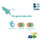 Bs toys houten balansspel ballen
