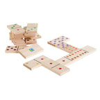 BS Toys - mega houten domino spel 28dlg.